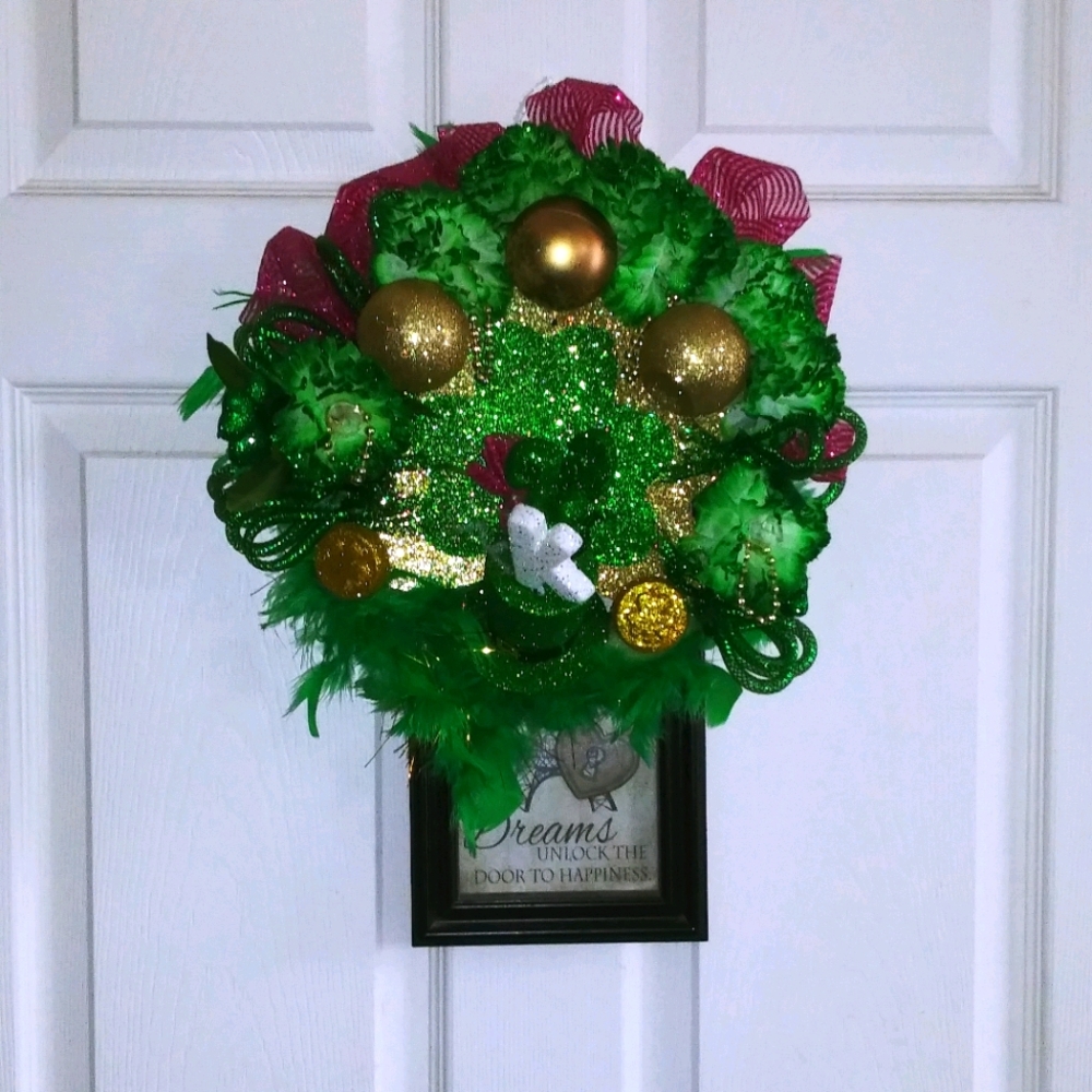HomeMade St. Patrick's Day Wreathes